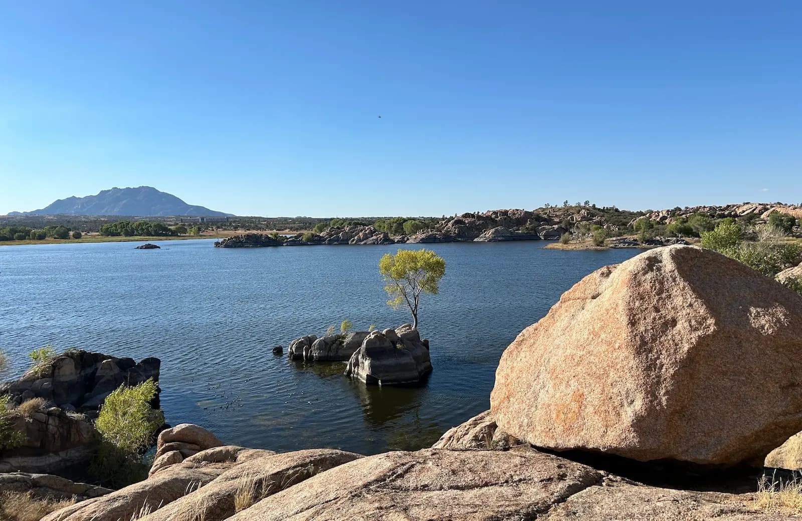 Willow Lake and the Granite Dells in Prescott, Arizona